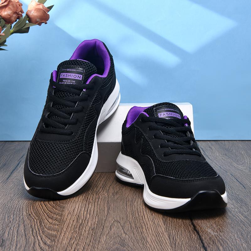 Women's casual shoes, mesh breathable vulcanized shoes, fashionable and comfortable sports shoes, women's casual sports shoes