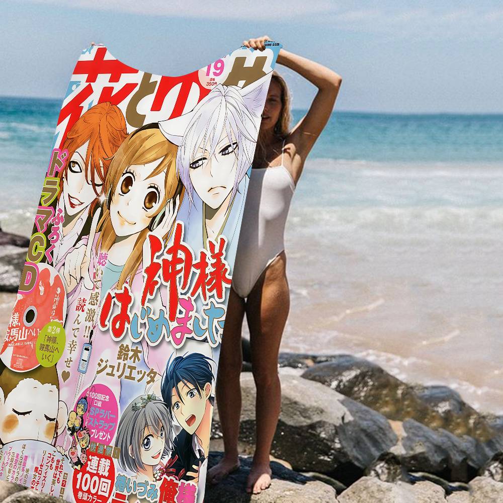 

Anime K-Kamisama Kiss Big Microfiber Beach Towels Quick Dry Towel Sand Beach Towels Pool Towel for Travel Swim Pool Yoga W40*H60(CM)