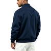 Men's Jacket, Fall Winter Casual Loose Fit Lined Zip-Up Stand Collar Long Sleeve Outerwear
