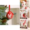 Christmas Theme Pattern Foam Ball Pendant Family Festival Decoration Props For Holiday Tree Decor And Festive Display