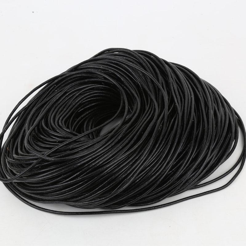 Round Leather Rope, Circular Ring Cutting, Hanging Rope, DIY Handmade Jewelry, Jewelry Accessories, Leather Weaving, Genuine Lea