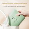 Soft Leather Earring Storage Case With Compact Design For Home And Travel Use