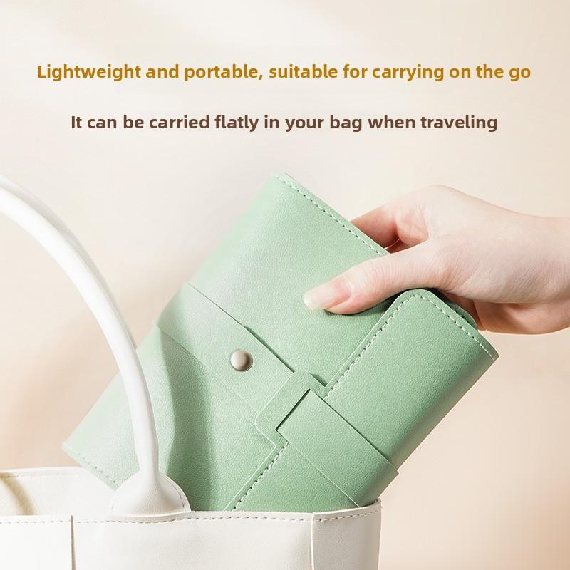 Soft Leather Earring Storage Case With Compact Design For Home And Travel Use