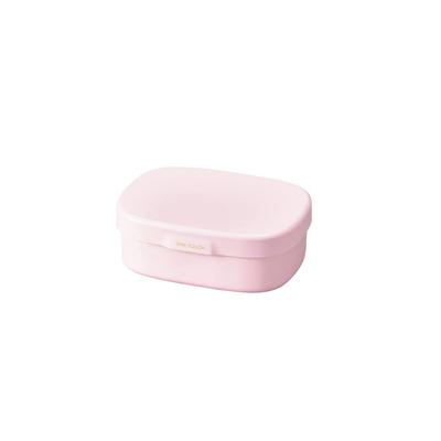 Tatsumiya HAKOYA Easy-to-Wash Lunch Box, One-Touch Opening, Made In Japan, Size S (400ml), Pink, Microwave and Dishwasher Safe