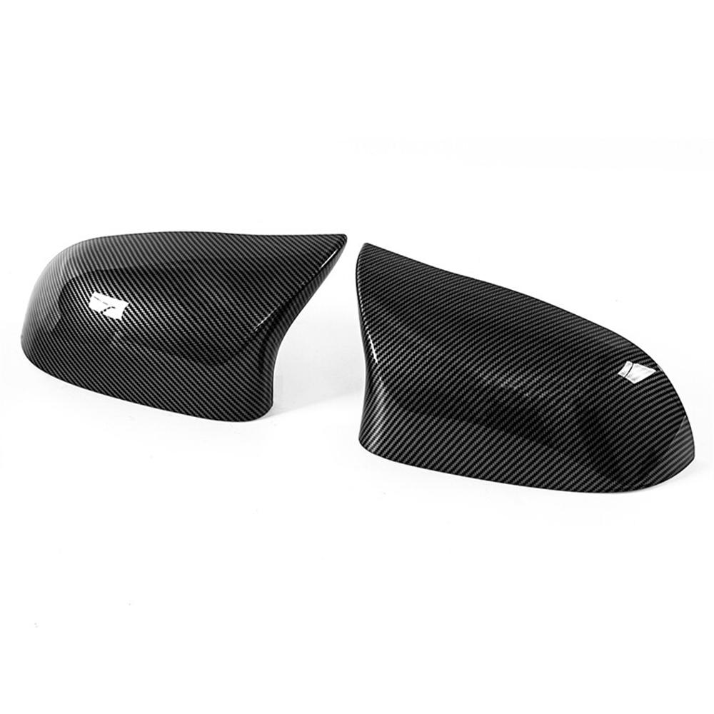 2X Carbon Fiber M Mirror Covers For BMW X3 X5 X6 F25 F15 F16