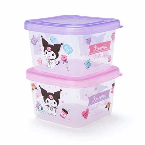 Sanrio Kuromi Mini Food Container (Storage Container) Set of 2 747742