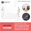 Easy Assembly Vinyl Record Stand Clear Acrylic Vinyl Record Shelf  Magazine