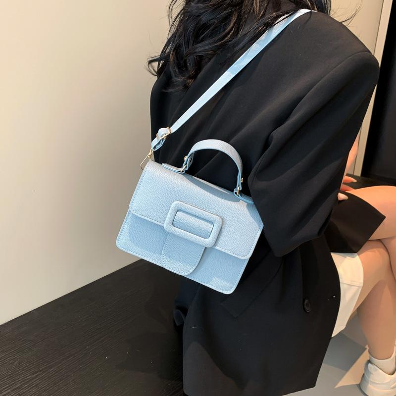 2025 New Polly Bag Women's Niche Design Trendy Brand Baguette Bag Retro Shoulder Armpit Bag Simple Cambridge Bag