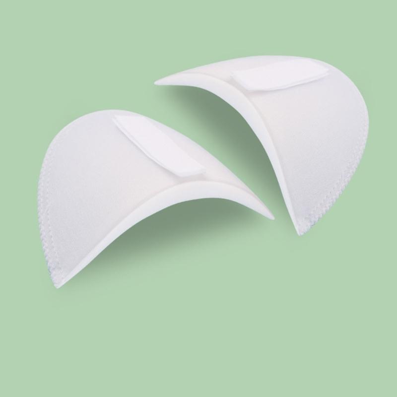 Cushioned Shoulder Inserts for Clothing Structure, Contoured Garment Support with Touch-Close Closure, Set of 3