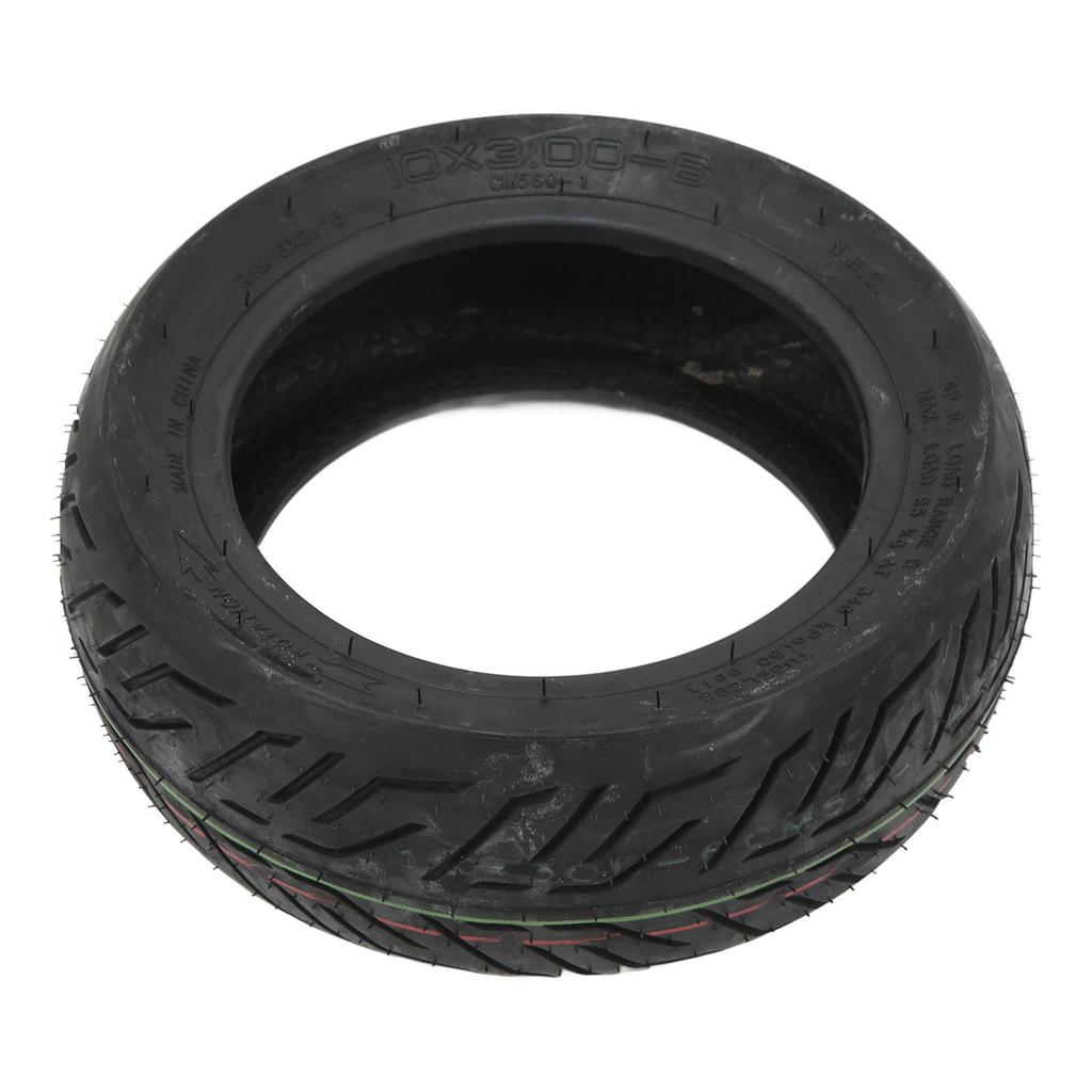 Electric Scooter Tire for 10x3.00 6 Scooters Outer Tires Elasticity Pressure Resistance Wear Resistant Rubber Tubeless