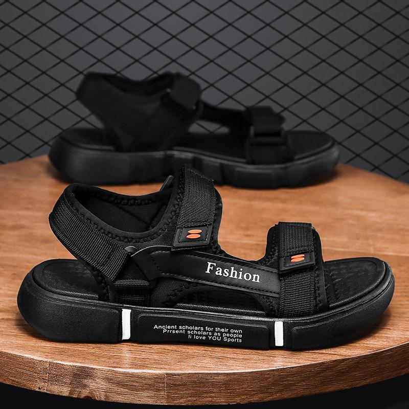 Men's Summer Outdoor Wear Breathable Casual Wear-Resistant Sport Casual Beach Slippers Rubber Sole Adult Men's Sandals