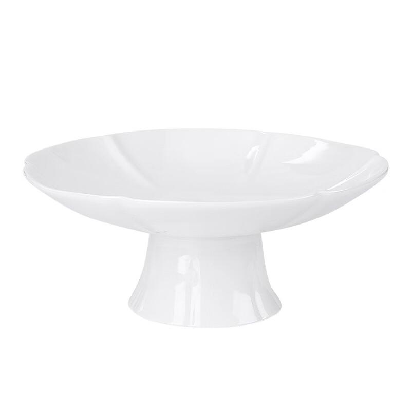 Nordic High-Footed Ceramic Fruit & Dessert Plate