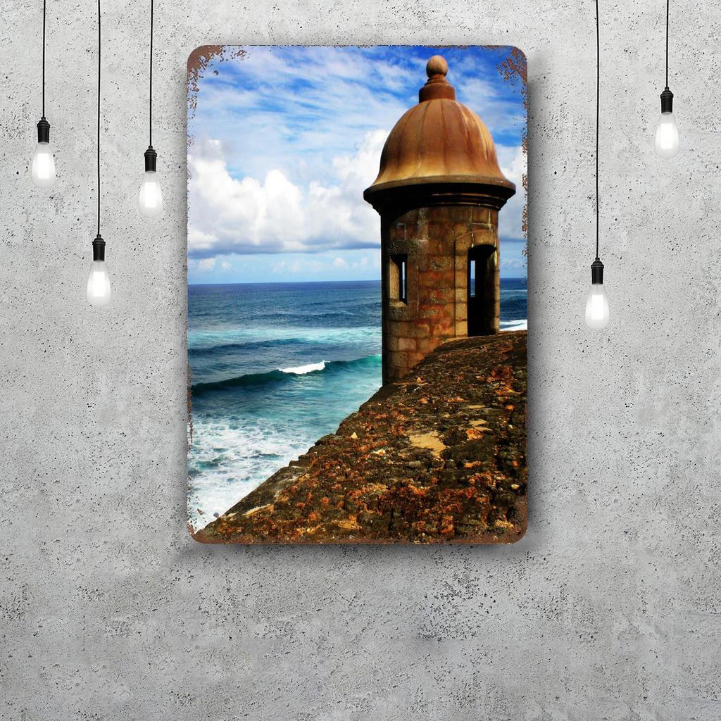 puerto rico Decor Poster Vintage Tin Sign Metal Sign Decorative Plaque for Pub Bar Man Cave Club Wall Decoration