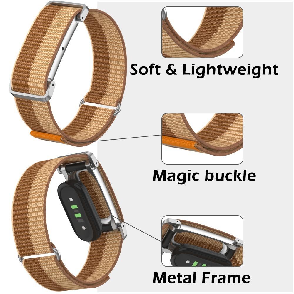 Cinturino intrecciato in nylon regolabile per Google Fitbit Air Morbido Traspirante Sportivo Cinturino di Ricambio Comodo Braccialetto per Fitness Tracker
