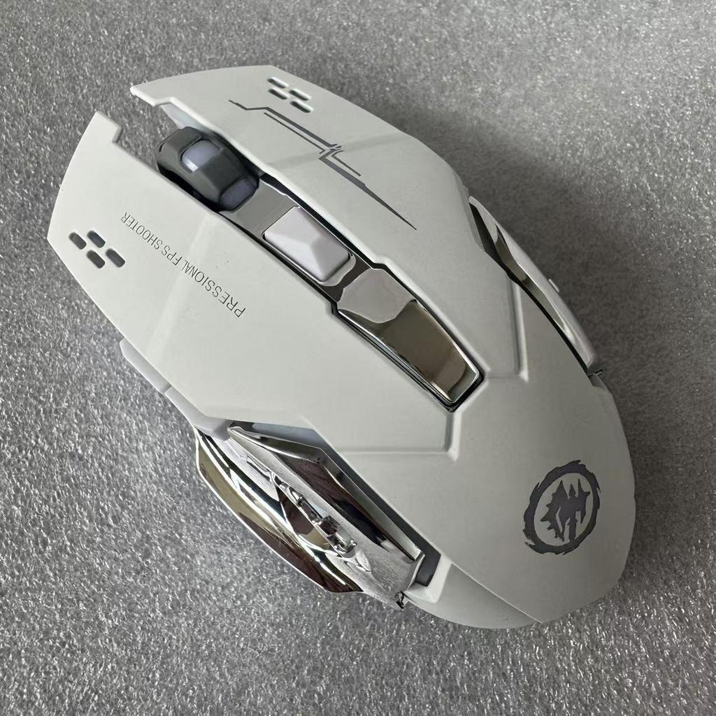 In-Stock Hot Wheels Bluetooth Silent Rechargeable Luminous Gaming Mouse for Laptop