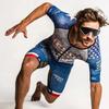Men Women Cycling Triathlon Bodysuit Set Quick-Dry Compression Suit Road Bike Racing