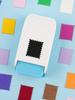 1x0.8 Inch Rectangle Lever Action Stamp Punch Square Hole Postage Craft Puncher for Scrapbooking Cards and DIY Paper Crafts
