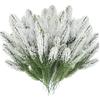 20/26cm Christmas Decoration Snowflake Artificial Pine Needle Branches Berry for Home Decor Xmas Tree 2026 Navidad Gift Ornament
