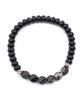 Polalita Black Asymmetrical Stone Point Bracelet (Plt-Br-079_Bk)