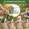 Biodegradable Pulp Seedling Cups For Kids DIY Planting Vegetable And Succulent Nursery Trays