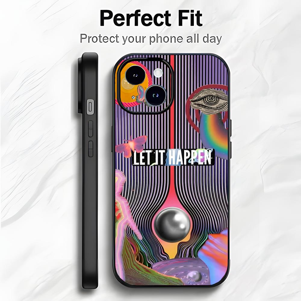 Psychedelic Australian Band T-Tame Impala Phone Case Phone Case Soft Packaging Lightweight For iPhone17 16 15 14 13ProMax
