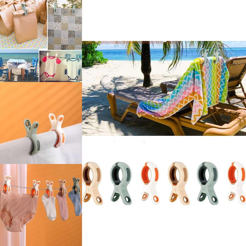Large Plastic Windproof Clothespin Balcony Quilt Clip Sunscreen Clip Non-slip Clothes Clip