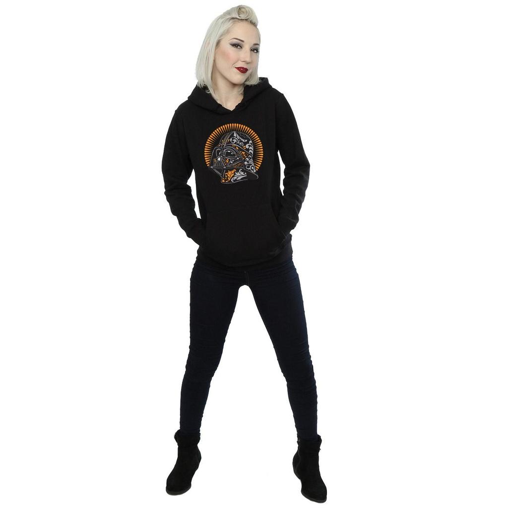STAR WARS Womens/Ladies Darth Vader Dia De Los Muertos Hoodie