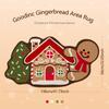 Gingerbread House Christmas Decorative Carpet Soft And Comfortable Bathroom Floor Mat Entry Hall Door Mat Home Decoration
