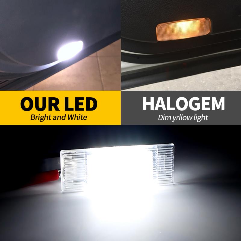 1pc/2pcs LED Door Courtesy Interior Footwell Light Luggage Trunk Glove Box Lamp for BMW 3-Series F30 2012-u X1 E84 LCI 2013-up