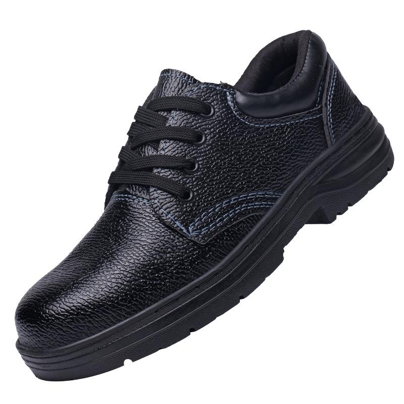 Men's Anti-smashing and Anti-piercing Lightweight Breathable Steel Head Welder Work Shoes