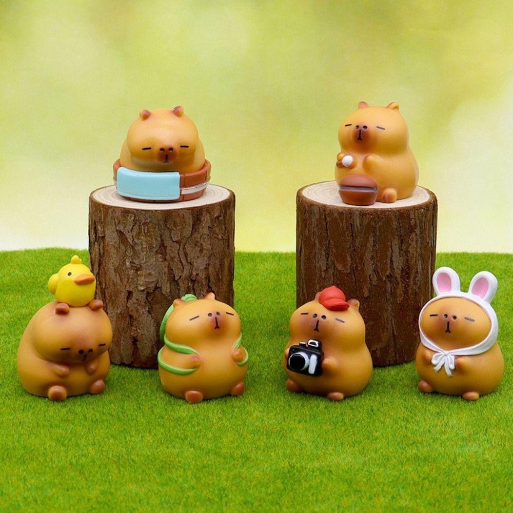 

1/6 шт. Милая загадочная коробка Picabala, игрушки из смолы, новая глухая коробка Picabala 1