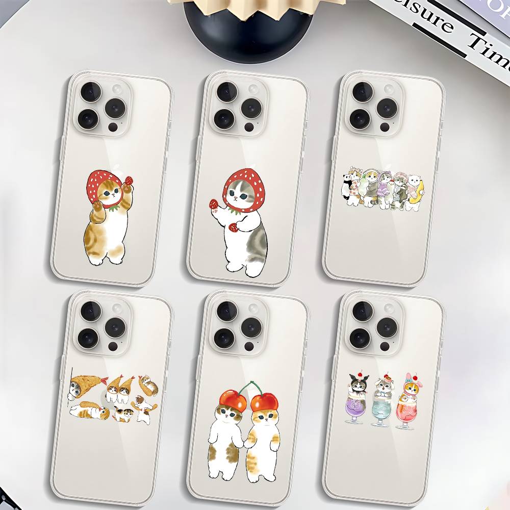 Phone Case Cute M-Mofusands For Samsung S26 S25 S24 S23 S22 S21 S20 Note20 Note10 Plus Ultra Lite Edge 5G Clear Soft TPU Cover
