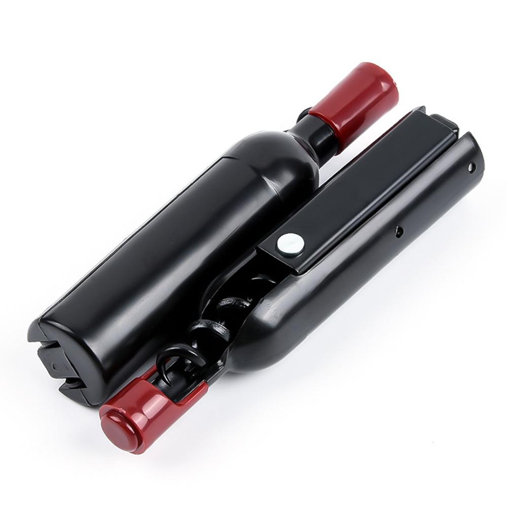 Corkscrews Bottle Foldable Champagne Refrigerator Wine Shaped Corkscrew Magnet Multifunctional Bottle Shaped Wine Opener