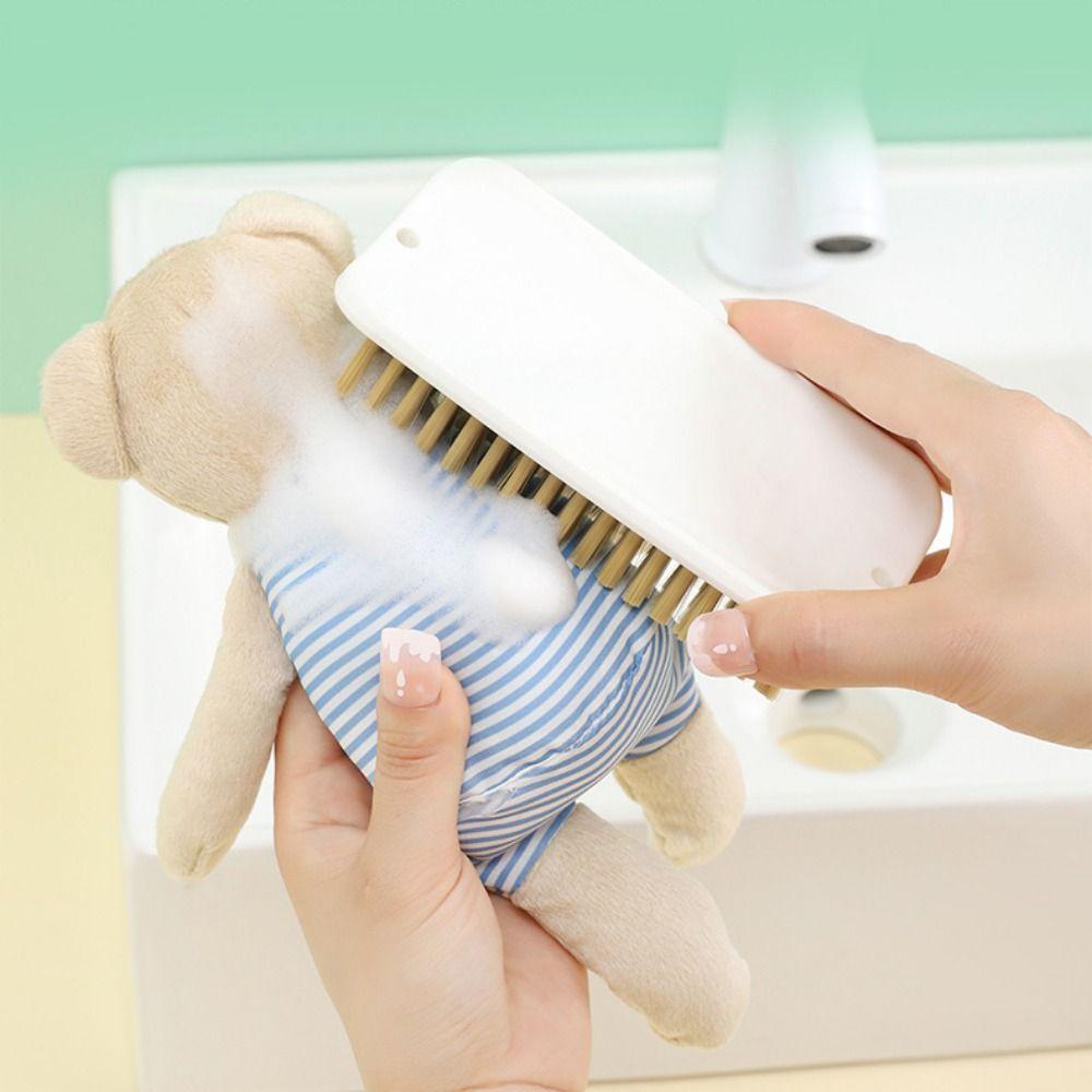 Soft Bristle Laundry Brush Household Clothes Scrub Brush Shoe Washing Brush  Home