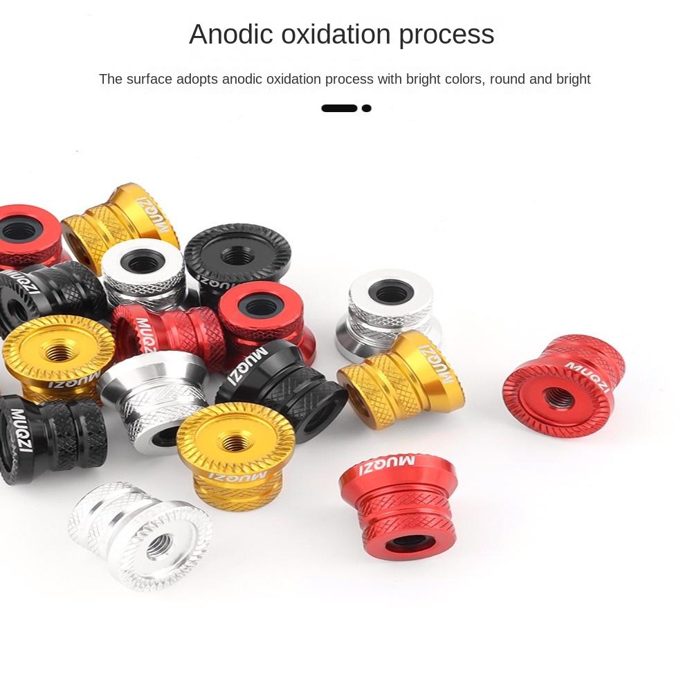 1 Pair Lightweight Bicycle Axle Nut High Strength Quick Release Lever Nut Hub Cycling Enthusiasts