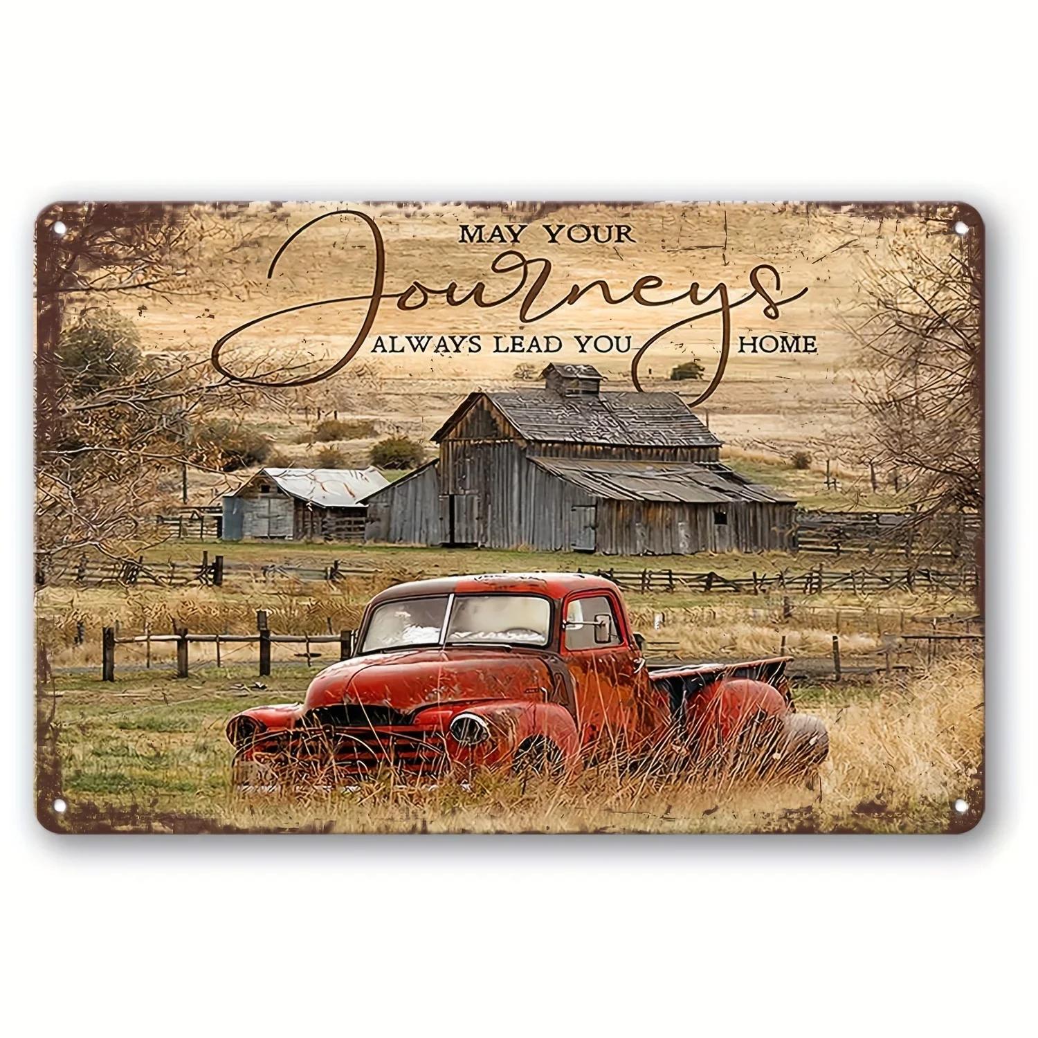 

Винтажные постеры в старом стиле для грузовиков и поездов, металлические жестяные вывески, декоративные тарелки для клуба, человека, пещерного бара, отеля, кафе, Настенный декор 20x30cm