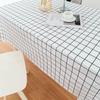 Table Cloth For Home Waterproof Plaid Stripe Dining Tablecloth Kitchen Decorative Rectangular Coffee Cuisine Party Table Cover