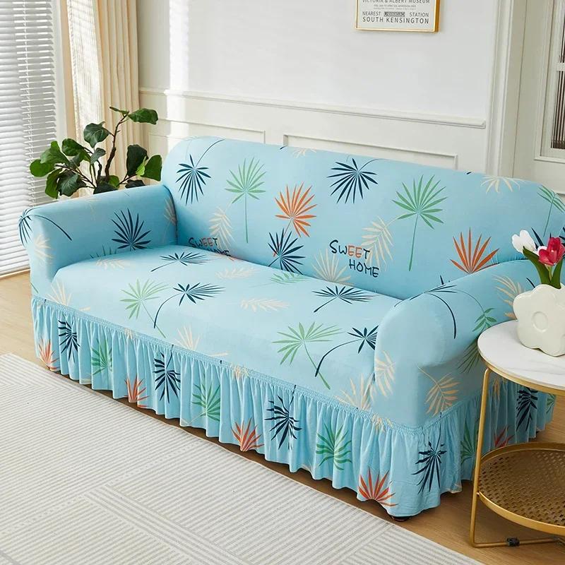 Geometric Sofa Cover for Living Room Adjustable Couch Cover Corner L Shape Stretch Sofa Slipcover Combination Chaise Home Decor