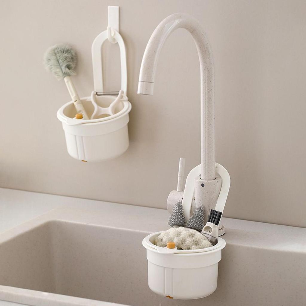 Sink Hanging Strainer Basket Sink Food Catcher Drain Basket Sink Filter Strainer Vegetable Drainer Rack Kitchen Garbage Filter