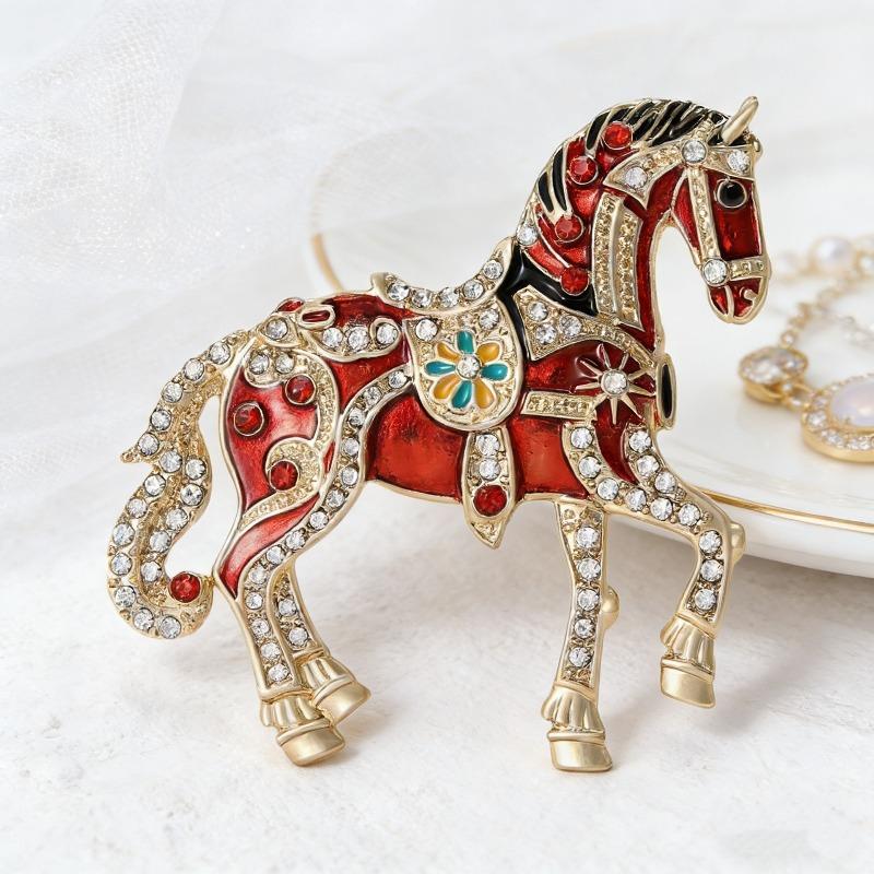 New Alloy Brooch High-end Niche Women's Peony High-end Pin Coat Suit High-end Versatile Brooch