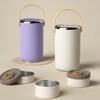 Large Capacity Insulated Food Bucket Multi-layer Thermal Lunch Box Vacuum Insulated Food Jar  Soup