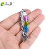 3PCS/lot  Fishing Lure Metal VIB Artificial Lures 5cm-12g-12# VIB Bait with Rotating Sequins Simulation Lure Wobbler