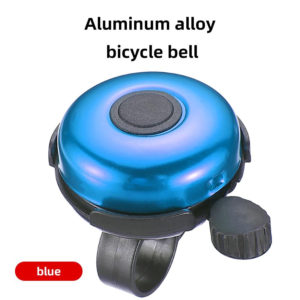 Retro Aluminum Alloy Bicycle Alarm Bell Black Red Blue Silver Lightweight Loud Horn Retro Bells Cycling Handlebar