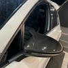 2Pcs Rearview Mirror Cap 5G0 857 537 Sticker Side Mirror Cover Carbon Fiber Exterior Side Rearview Mirror Cap for VW Golf 14-19