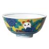 Doraemon" Rice Bowl, Approx. 12cm, Kutani Ware, Yoshidaya Style, Four Colors, Made In Japan, 008161