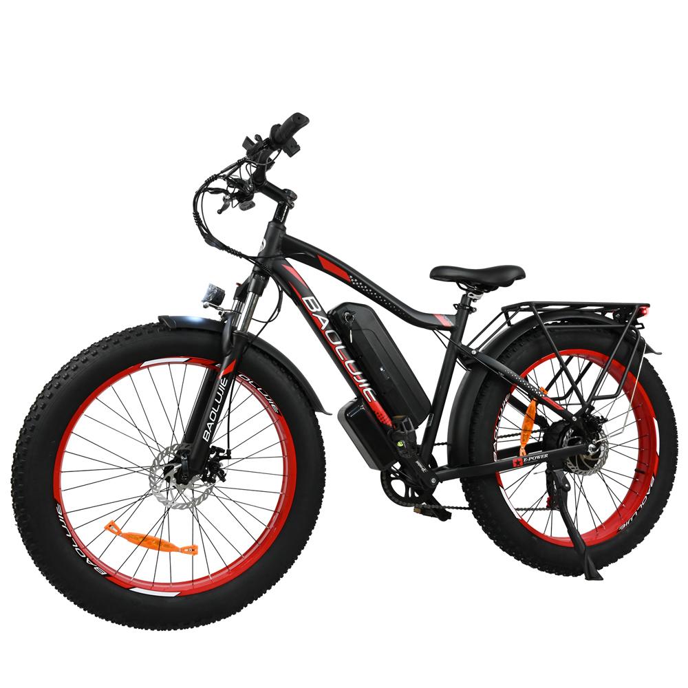 BAOLUJIE DP-2619 Speichenrad Erwachsenen Elektrofahrrad 750W Motor 48V13AH Batterie 26*4 Zoll Fat Tire E-Bike Mountain Offroad Elektrofahrrad