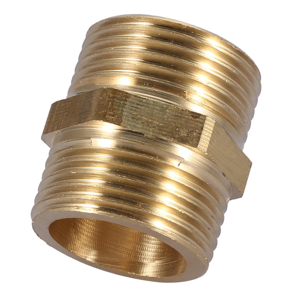 G1  Brass Pipe Fitting Hex Nipple Water Tube Connecting Accessories (intensification)