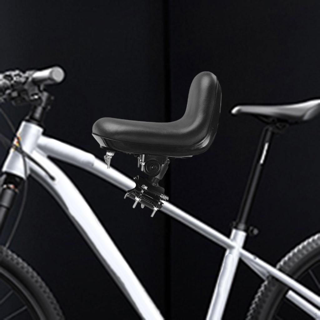 Kinder Fahrradsitz vorne montiert Fahrrad für Berg- und Straßenfahrten Geschenk Schwarz