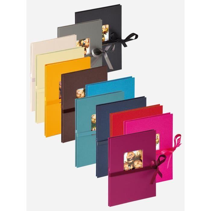 Album en spirale - Fun Standard - 26x25 cm - 40 pages noires - Reliure haute qualité - Découpe personnalisable