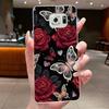 Hülle Für Samsung Galaxy S6 Edge Plus Blume Schmetterling Handyhüllen Für Samsung S5 S6 Edge+ Weiches Silikon Transparente TPU Hüllen